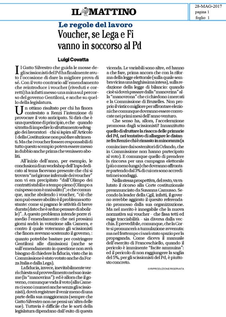 covatta voucher governo