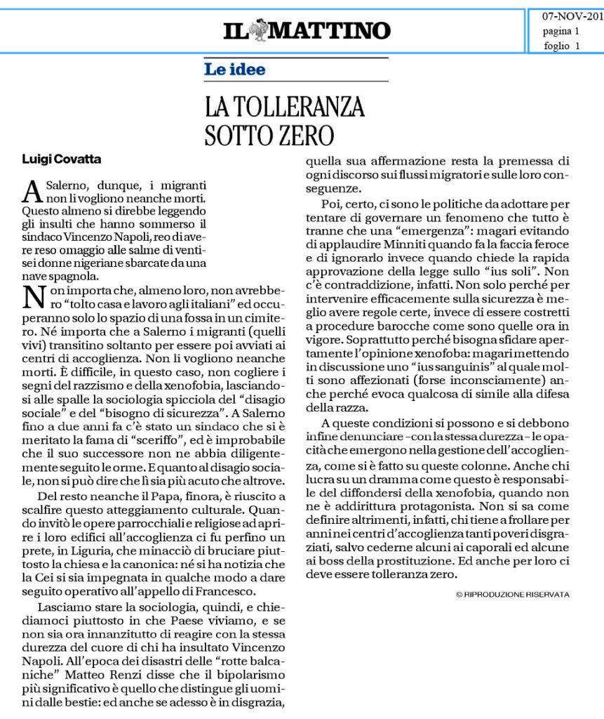 covatta immigrazione
